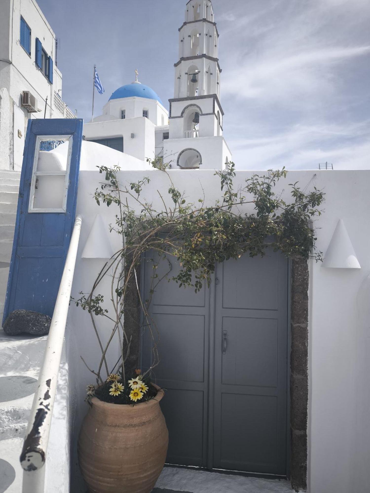 Imarkellis Santorini Pýrgos Buitenkant foto